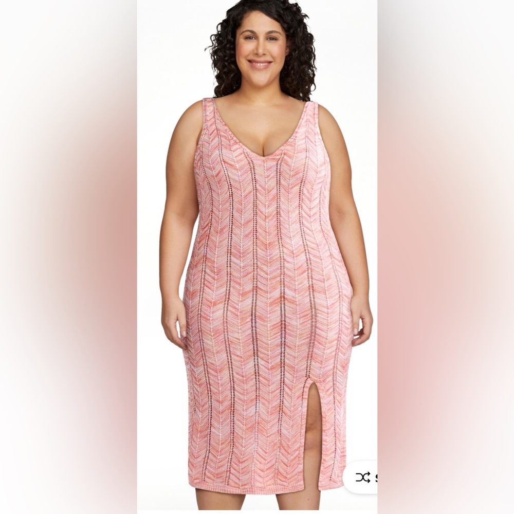 Madden NYC Space Dye Crochet Dress size XL